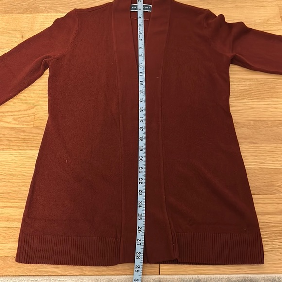 NWOT Burgundy Open Cardigan - Picture 4 of 7